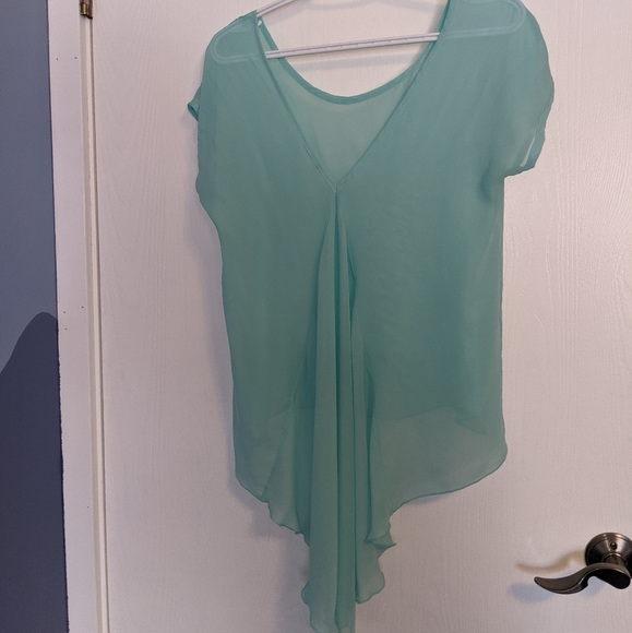 Mint Mesh Top - Picture 2 of 4